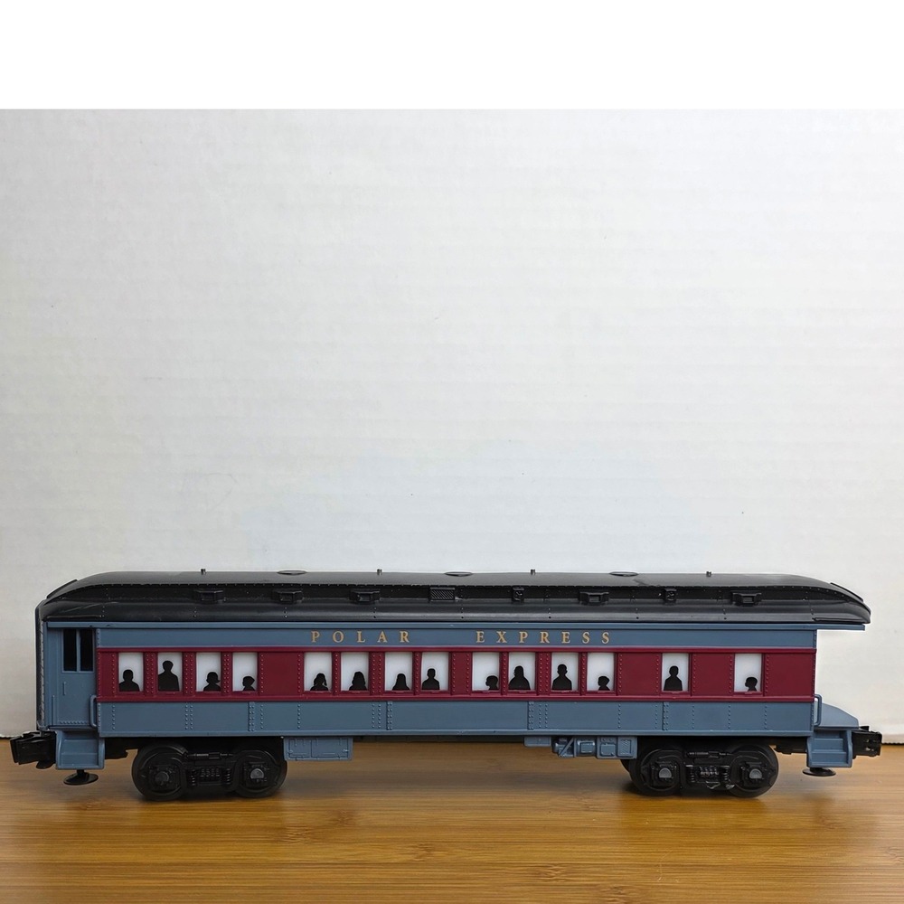 Lionel Polar Express O Gauge Passenger Coach Train Car Blue Maroon